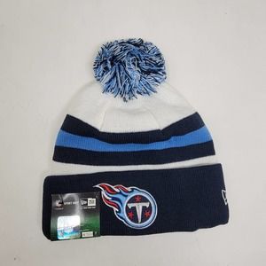 RARE Vintage 2014 NFL Tennessee Titans Sideline Pom Beanie NWT